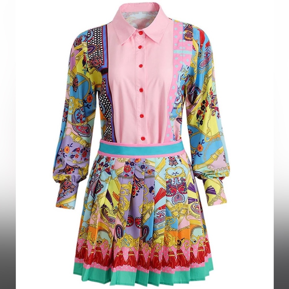 Vibrant Multicolor Women's Dress